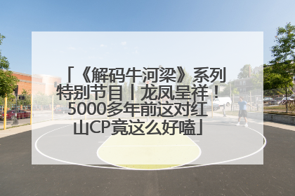 《解码牛河梁》系列特别节目丨龙凤呈祥！5000多年前这对红山CP竟这么好嗑