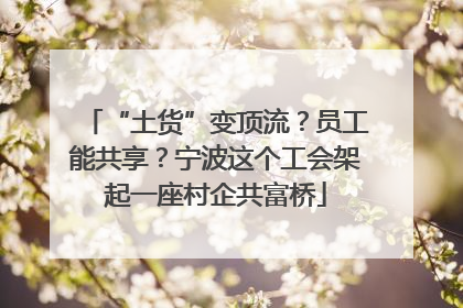 “土货”变顶流？员工能共享？宁波这个工会架起一座村企共富桥