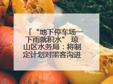 “地下停车场一下雨就积水” 琼山区水务局：将制定计划对墨客沟进行雨污分流