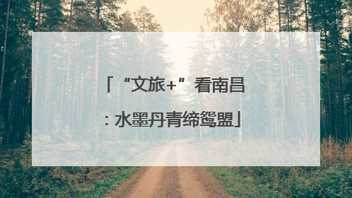 “文旅+”看南昌：水墨丹青缔鸳盟