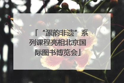 “漯韵非遗”系列课程亮相北京国际图书博览会