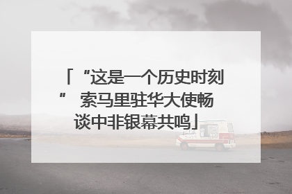 “这是一个历史时刻” 索马里驻华大使畅谈中非银幕共鸣