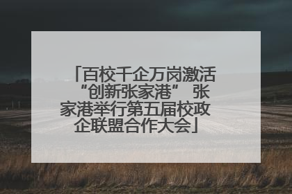 百校千企万岗激活“创新张家港” 张家港举行第五届校政企联盟合作大会