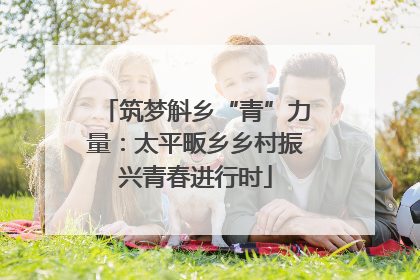 筑梦斛乡“青”力量：太平畈乡乡村振兴青春进行时