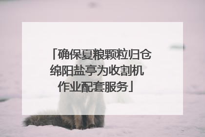 确保夏粮颗粒归仓 绵阳盐亭为收割机作业配套服务