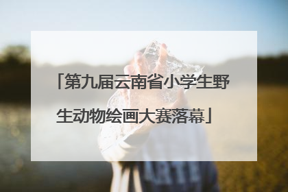 第九届云南省小学生野生动物绘画大赛落幕