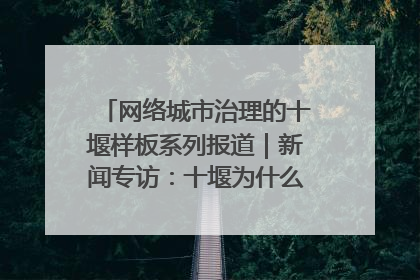 网络城市治理的十堰样板系列报道｜新闻专访：十堰为什么成为“黑马型”城市治理网络维度典型