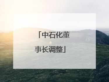 中石化董事长调整
