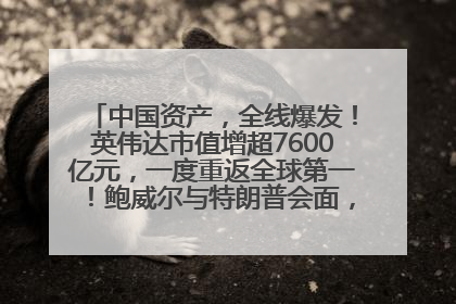 中国资产，全线爆发！英伟达市值增超7600亿元，一度重返全球第一！鲍威尔与特朗普会面，他们聊了什么？