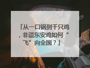 从一口锅到千只鸡，非遗东安鸡如何“飞”向全国？