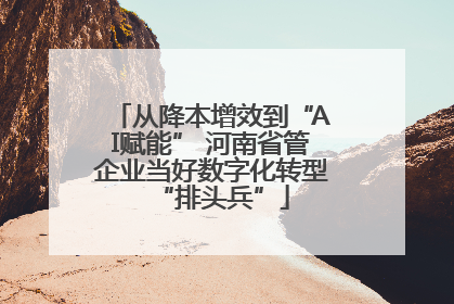 从降本增效到“AI赋能” 河南省管企业当好数字化转型“排头兵”