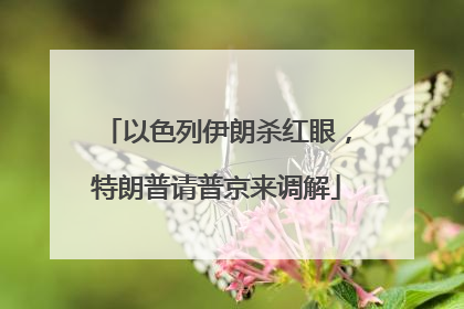 以色列伊朗杀红眼，特朗普请普京来调解