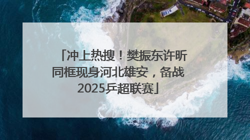 冲上热搜！樊振东许昕同框现身河北雄安，备战2025乒超联赛