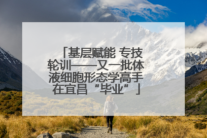 基层赋能 专技轮训——又一批体液细胞形态学高手在宜昌“毕业”