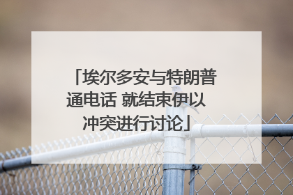 埃尔多安与特朗普通电话 就结束伊以冲突进行讨论