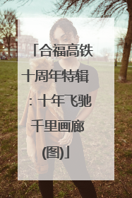 合福高铁十周年特辑：十年飞驰 千里画廊(图)