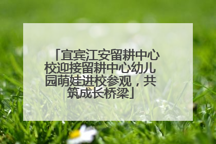 宜宾江安留耕中心校迎接留耕中心幼儿园萌娃进校参观，共筑成长桥梁