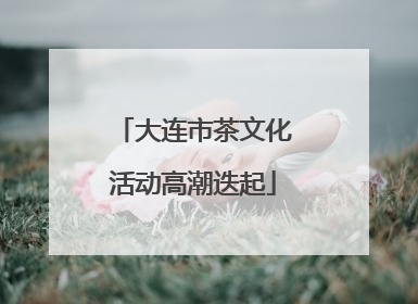 大连市茶文化活动高潮迭起