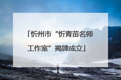 忻州市“忻青苗名师工作室”揭牌成立