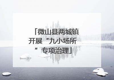 微山县两城镇开展“九小场所”专项治理