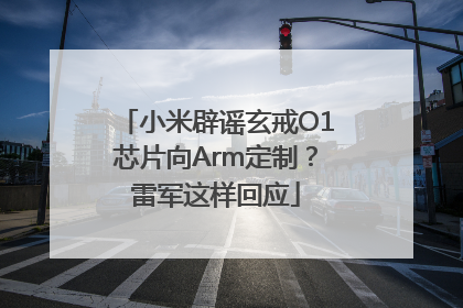 小米辟谣玄戒O1芯片向Arm定制？雷军这样回应