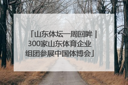 山东体坛一周回眸｜300家山东体育企业组团参展中国体博会