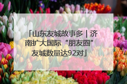 山东友城故事多｜济南扩大国际“朋友圈”友城数量达92对