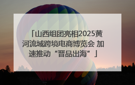 山西组团亮相2025黄河流域跨境电商博览会 加速推动“晋品出海”