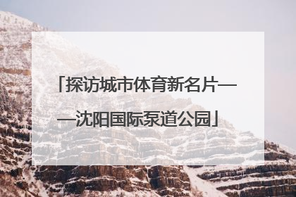 探访城市体育新名片——沈阳国际泵道公园