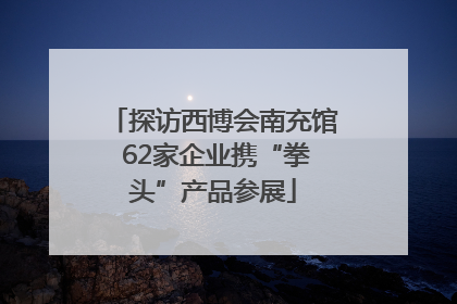 探访西博会南充馆 62家企业携“拳头”产品参展