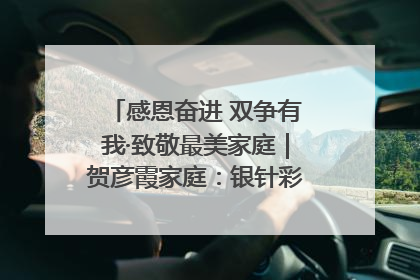 感恩奋进 双争有我·致敬最美家庭｜贺彦霞家庭：银针彩线绣出好日子