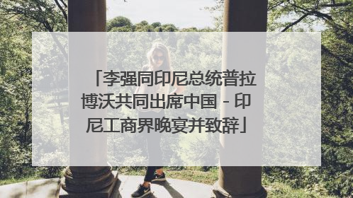 李强同印尼总统普拉博沃共同出席中国－印尼工商界晚宴并致辞