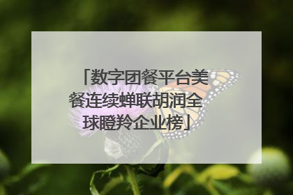 数字团餐平台美餐连续蝉联胡润全球瞪羚企业榜