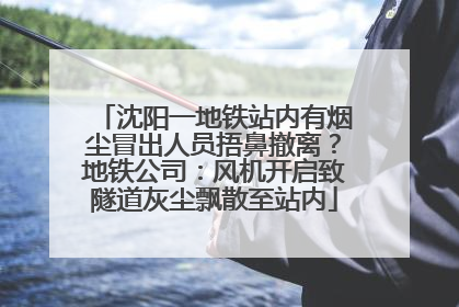 沈阳一地铁站内有烟尘冒出人员捂鼻撤离？地铁公司：风机开启致隧道灰尘飘散至站内