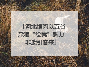 河北馆陶以五谷杂粮“绘就”魅力非遗引客来