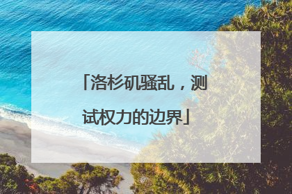 洛杉矶骚乱，测试权力的边界