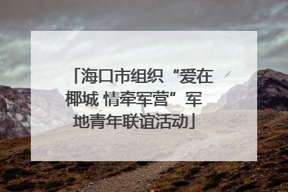 海口市组织“爱在椰城 情牵军营”军地青年联谊活动