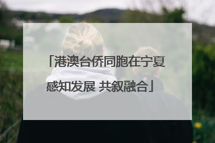港澳台侨同胞在宁夏感知发展 共叙融合