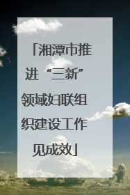 湘潭市推进“三新”领域妇联组织建设工作见成效