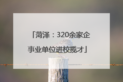 菏泽：320余家企事业单位进校揽才
