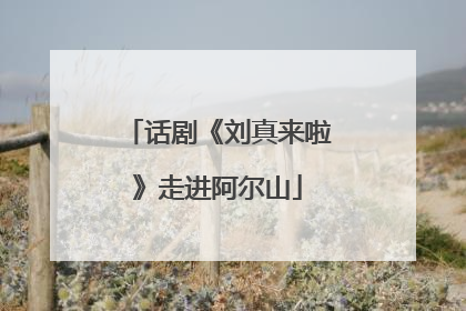 话剧《刘真来啦》走进阿尔山