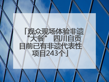 观众现场体验非遗“大餐” 四川自贡目前已有非遗代表性项目243个