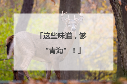 这些味道，够“青海”！