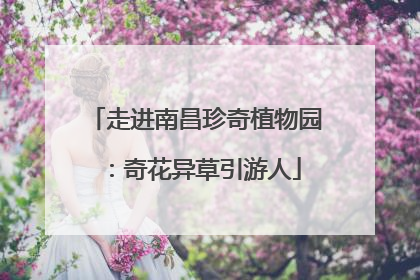 走进南昌珍奇植物园：奇花异草引游人