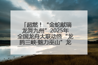 超燃！“金蛇献瑞 龙舞九州”2025年全国龙舟大联动暨“龙腾三峡·魅力巫山”龙舟邀请赛圆满落幕！