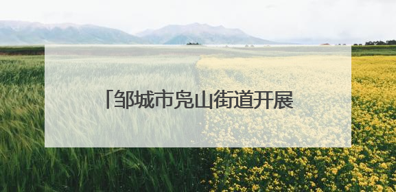 邹城市凫山街道开展“助力高考 为梦护航”志愿服务活动