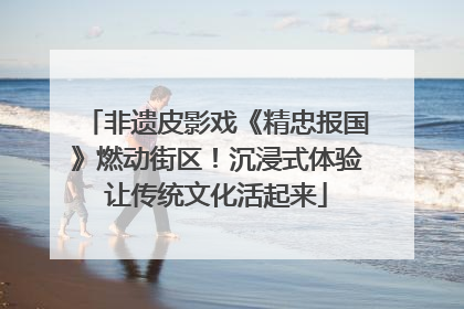 非遗皮影戏《精忠报国》燃动街区！沉浸式体验让传统文化活起来