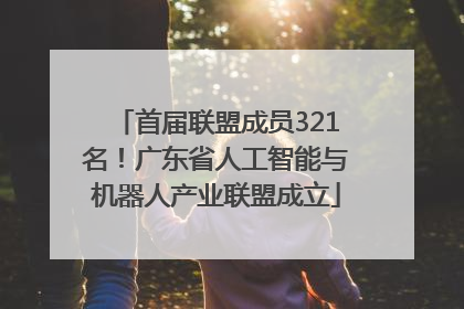 首届联盟成员321名！广东省人工智能与机器人产业联盟成立