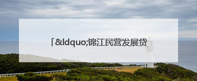 “锦江民营发展贷”落地两月授信1.7亿元，惠及118家民企