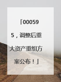 000595，调整后重大资产重组方案公布！